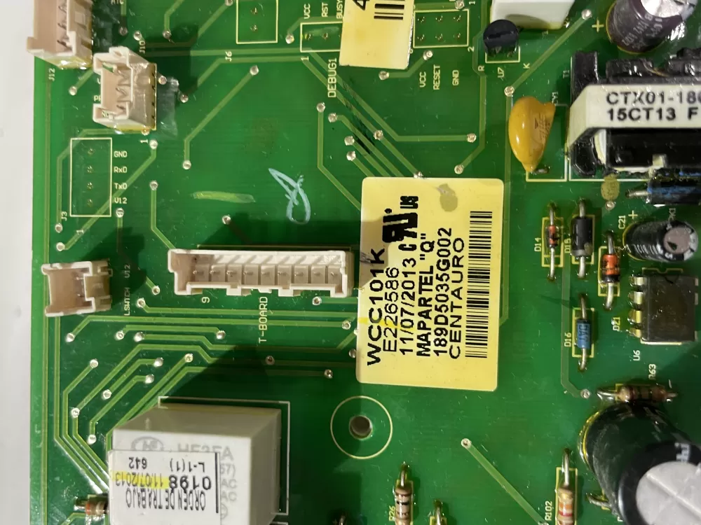 GE 189D5035G002 WH12X20274 Washer Control Board AZ199899 | Wm2782