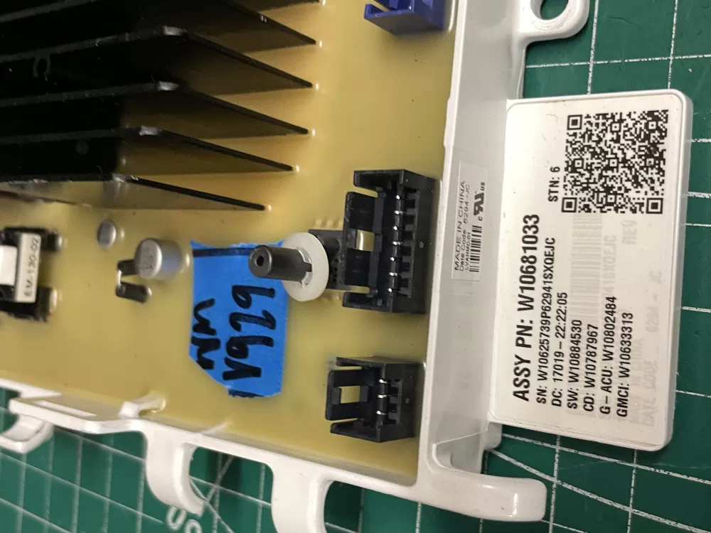 Whirlpool W10681033 W10812422 PS11723056 Washer Control Board AZ210407 | Wmv929