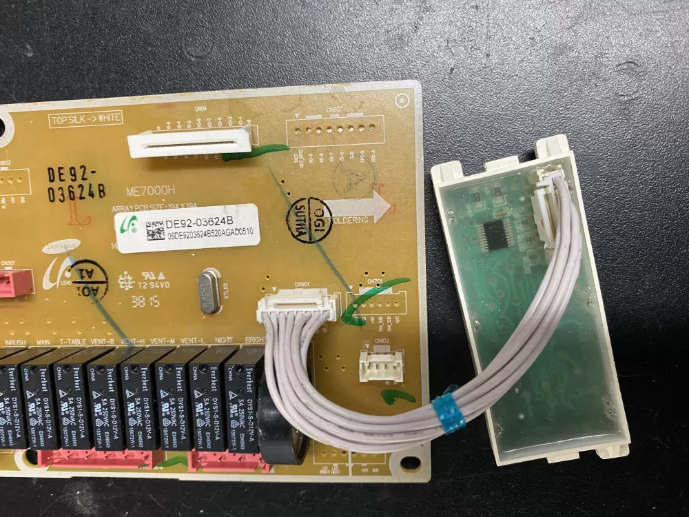 Samsung DE92 03624B Microwave Control Board Panel AZ20367 | BK1016