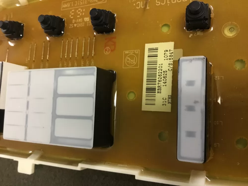 LG EBR76262201 EBR75446006 Washer Control Board AZ90603 | NRV431
