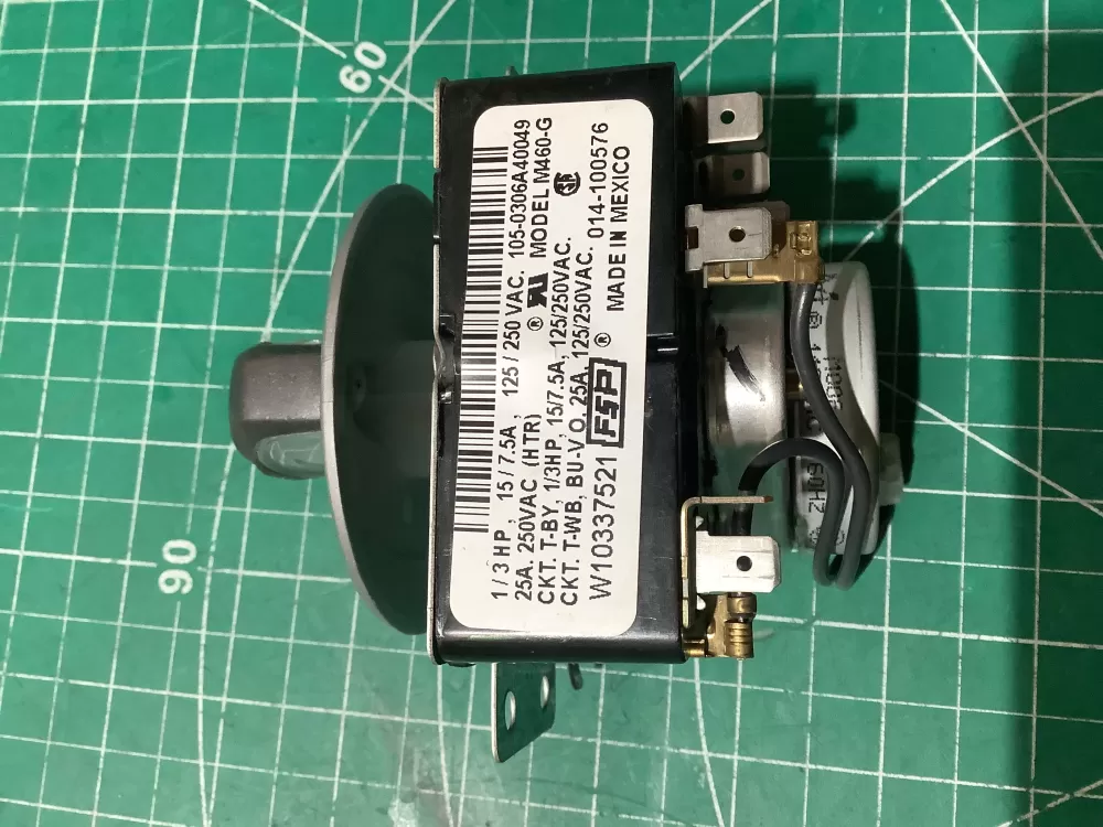 Whirlpool Kenmore W10337521A Dryer Timer AZ196692 | AR712