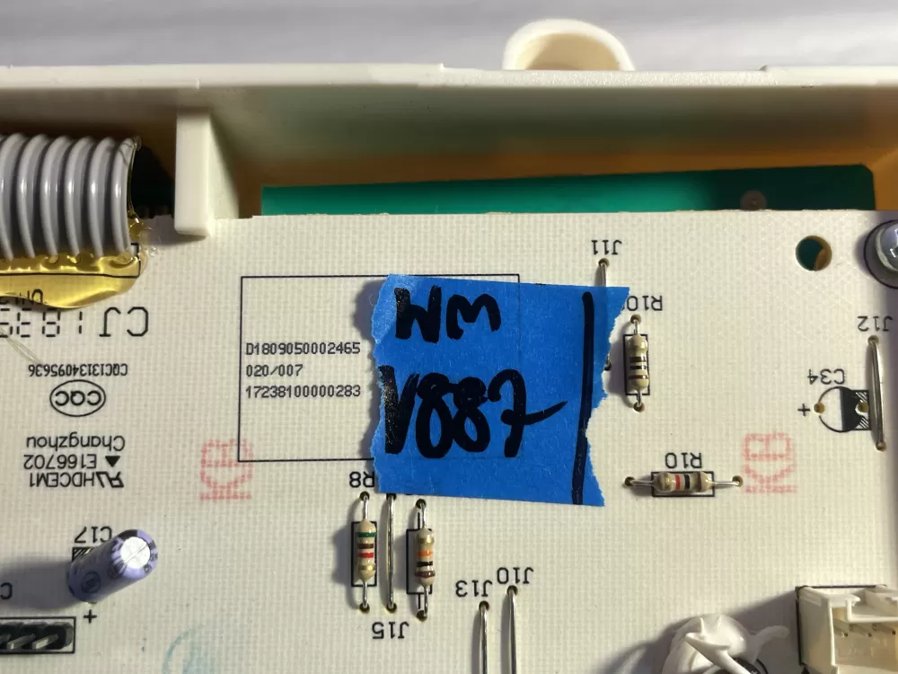 GE WH12X27293 17238100000283 Washer Control Board AZ196880 | Wmv887