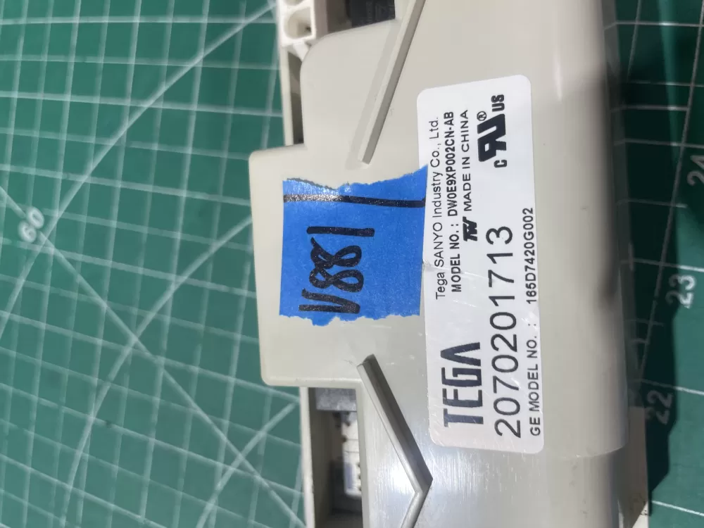 GE Dishwasher 165D7440G002 Control Board AZ192883 | Wmv881