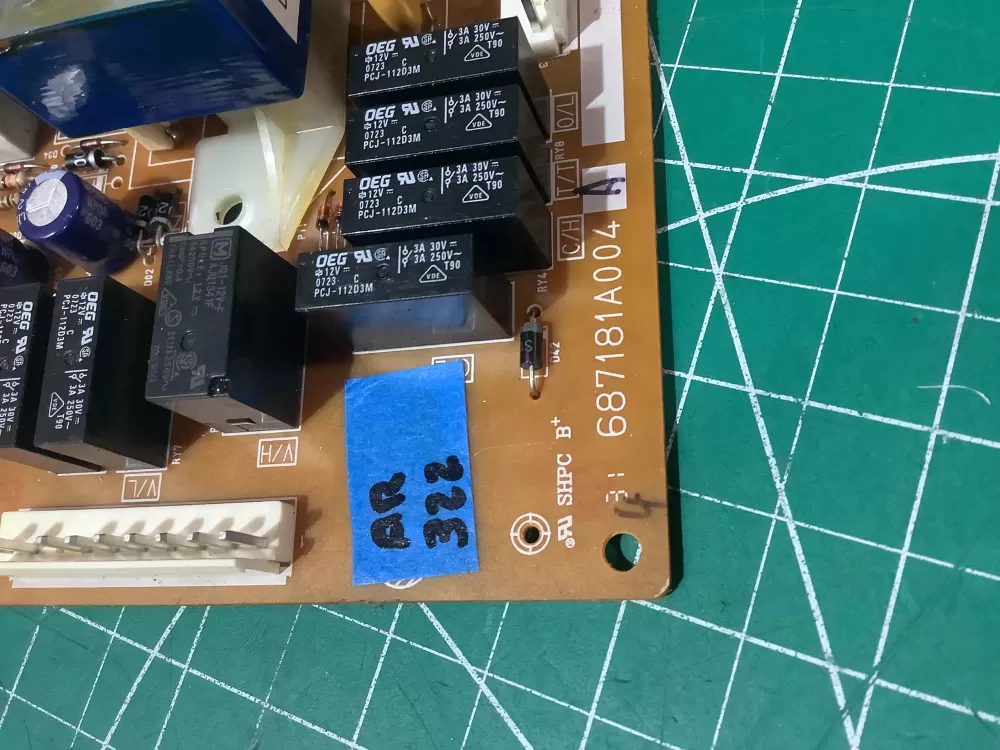 LG 687181A004A P1 6A004 Microwave Control Board 687181a004 AZ190355 | AR322