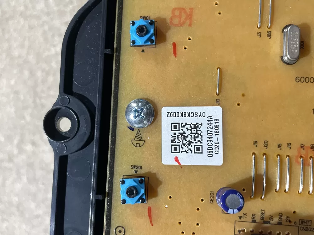 Samsung DC92-01802Q DC94-07244A Washer Control Board AZ75673 | Wm1087