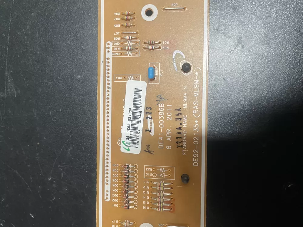 Samsung DE92-02135A Microwave Oven Display PCB Board AZ1418 | KM911