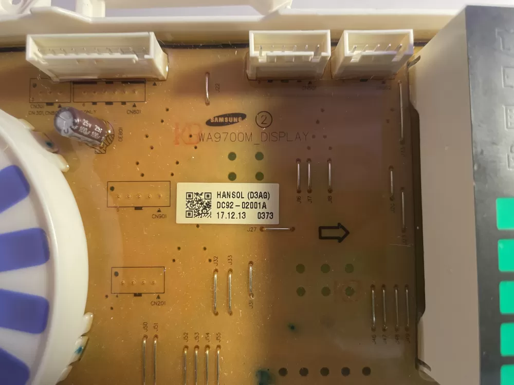 Samsung DC92 02001A AP6243666 DC92 02005A Washer Control Board AZ196945 | Wmv890
