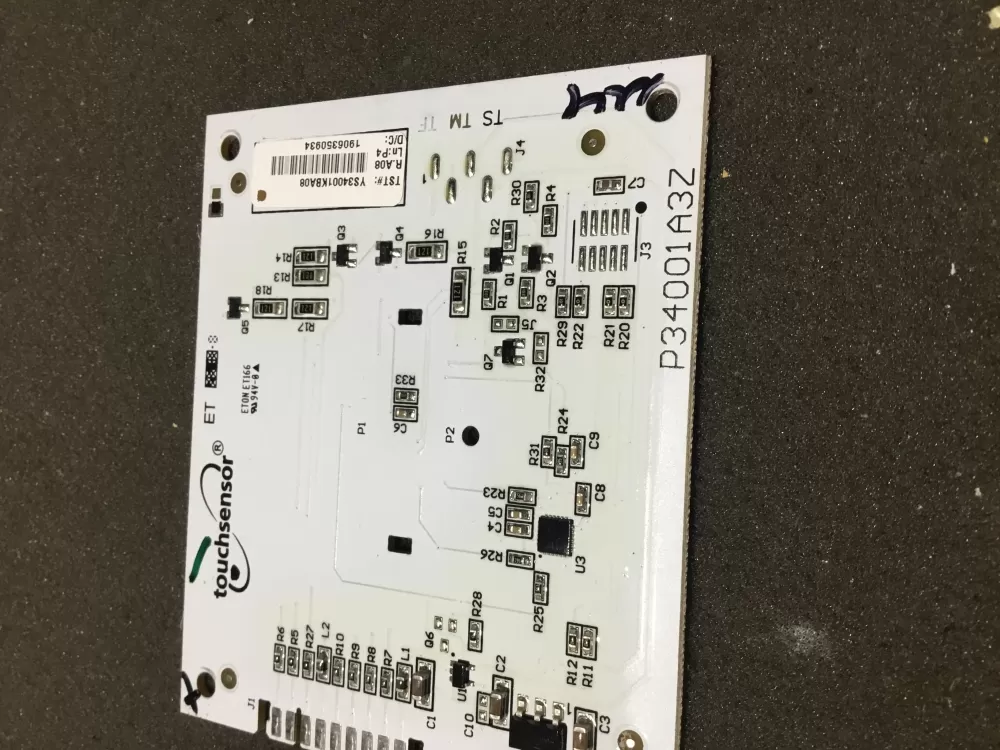 Whirlpool Maytag Touchsensor P34001A3Z Washer Control Board     AZ96697 | NR53