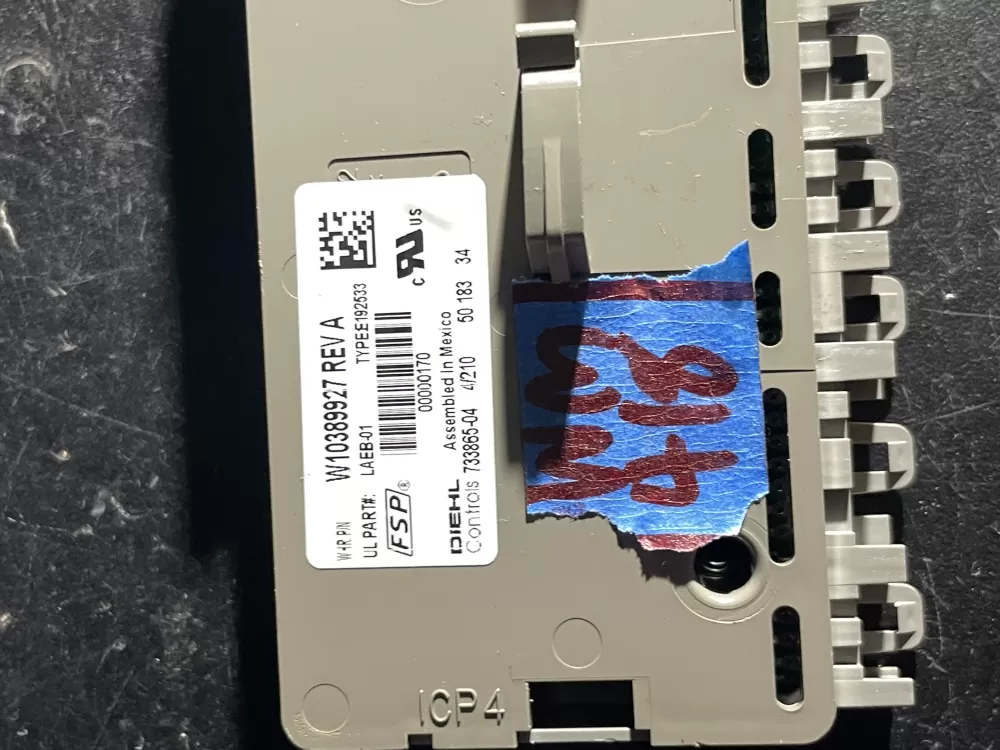 Whirlpool W10389927 WPW10389927 Washer Control Board AZ37826 | Wm418