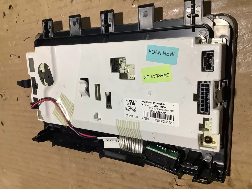 Whirlpool W10808730 Refrigerator Control Board Dispenser AZ116779 | AR2163