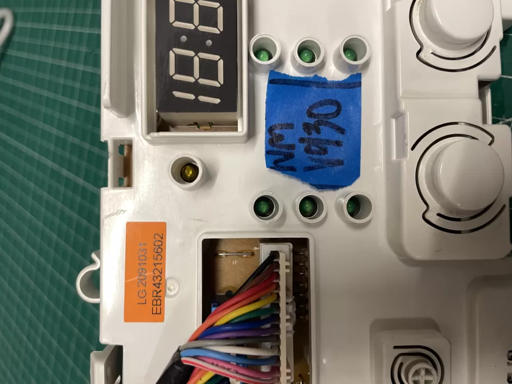 LG EAX43051201 EBR43215602 Washer Control Board AZ210478 | Wmv930