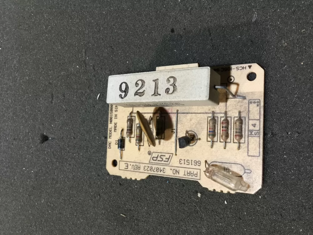 Kenmore  Whirlpool 3398084  AP3097570  2072  3398084R  3407021  3407023  60134  60150  60216  61236  661513  AH345727  EA345727  PS345727 Dryer Control Board