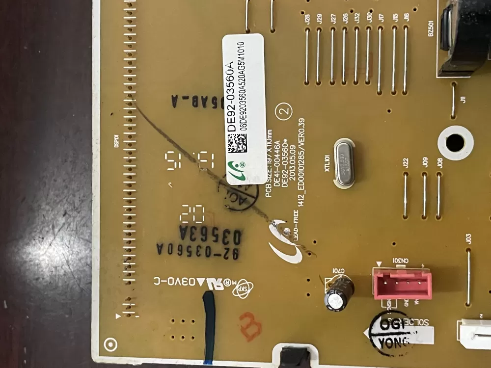 Samsung DE92-03560A Microwave Control Board AZ48030 | KM696