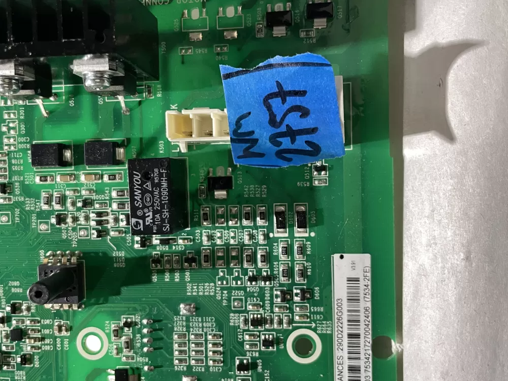 GE WH22X32357 290D2226G003 WH18X28174 Washer Control Board AZ197841 | Wm2757