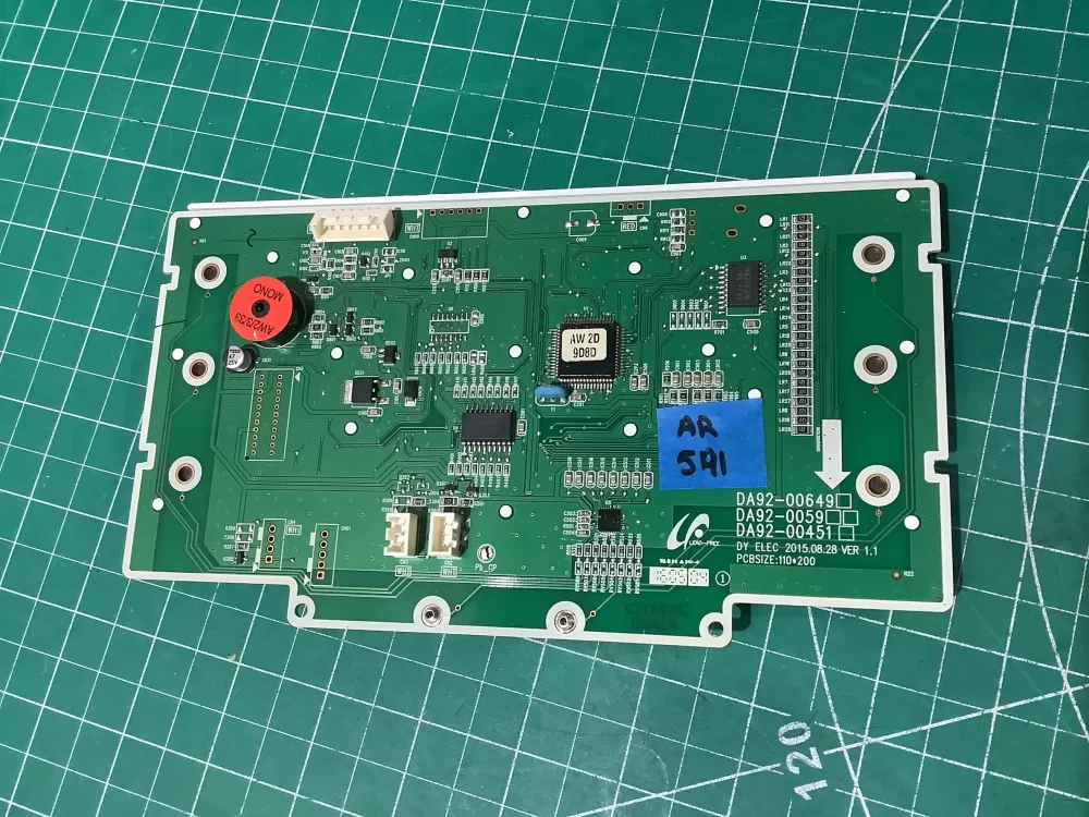 Samsung DA92 00649A Refrigerator Control Board Dispenser AZ194131 | AR591
