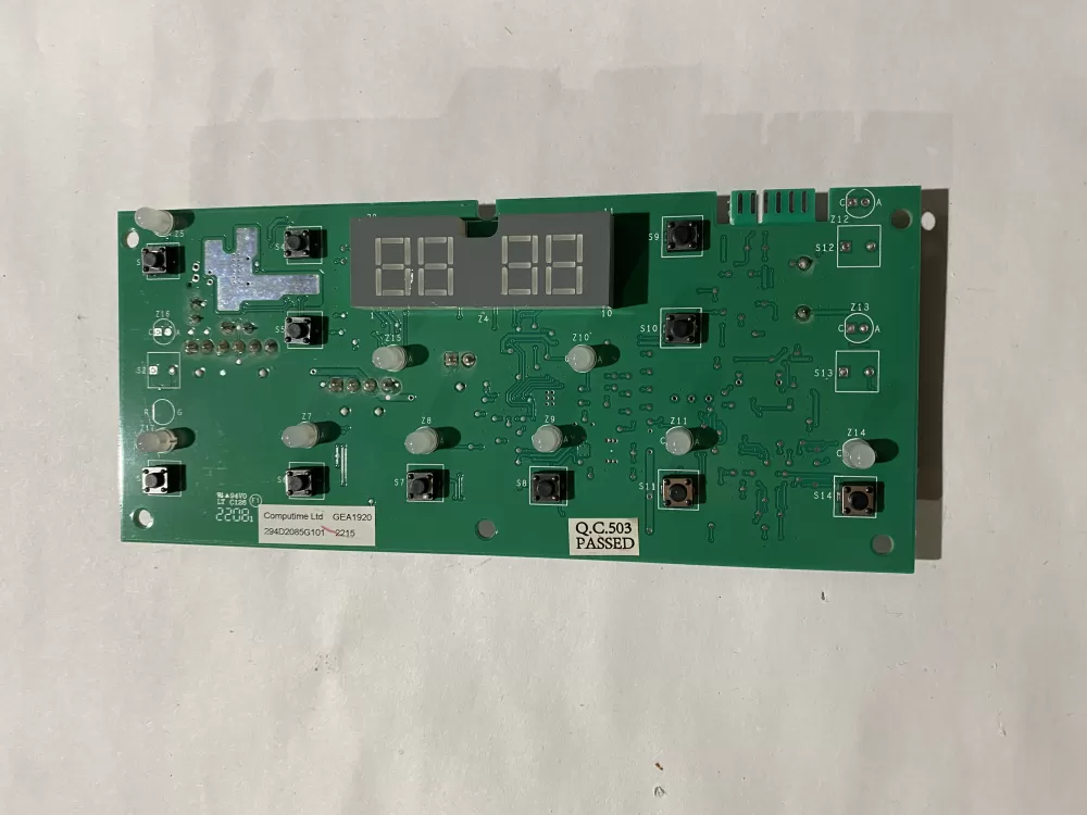 GE 294D2085G101  1920220512680 Refrigerator Dispenser Control Board