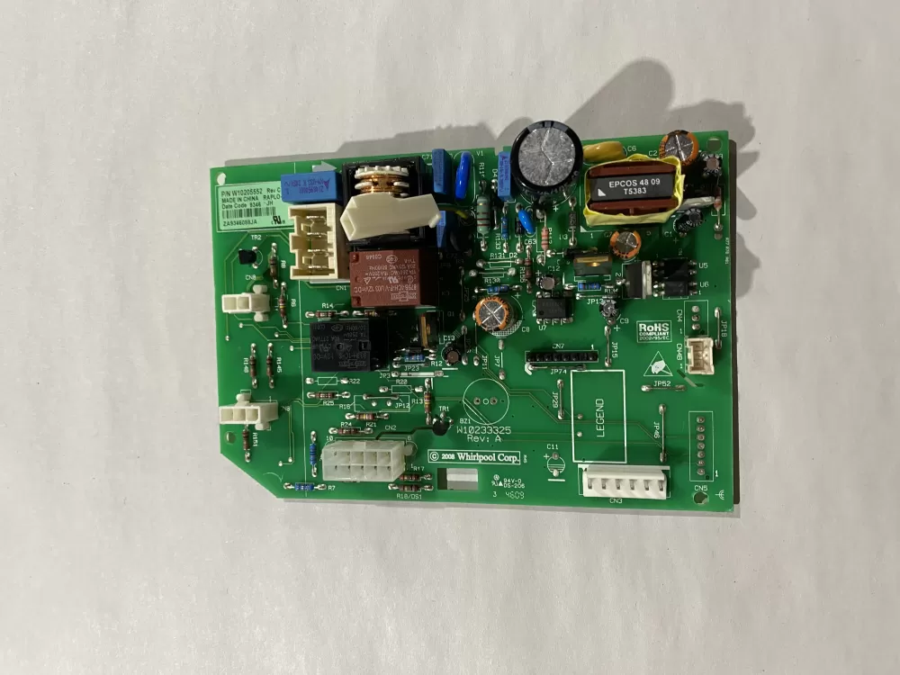 Whirlpool  KitchenAid  Kenmore  Jenn-Air AP6019378 W10205552 W10268635 W10317076 WPW10317076 PS11752684 Refrigerator Control Board