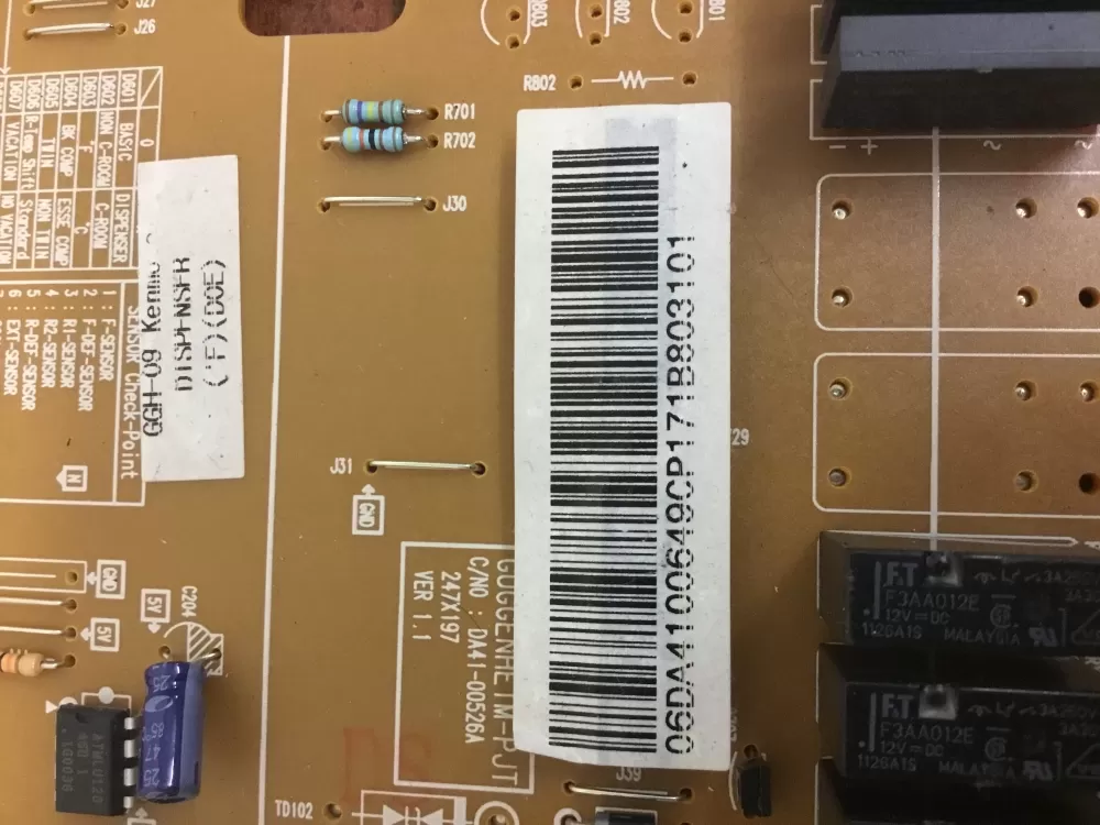 Samsung AP4671811 DA41 00649C Refrigerator Control Board AZ34943 | NR350