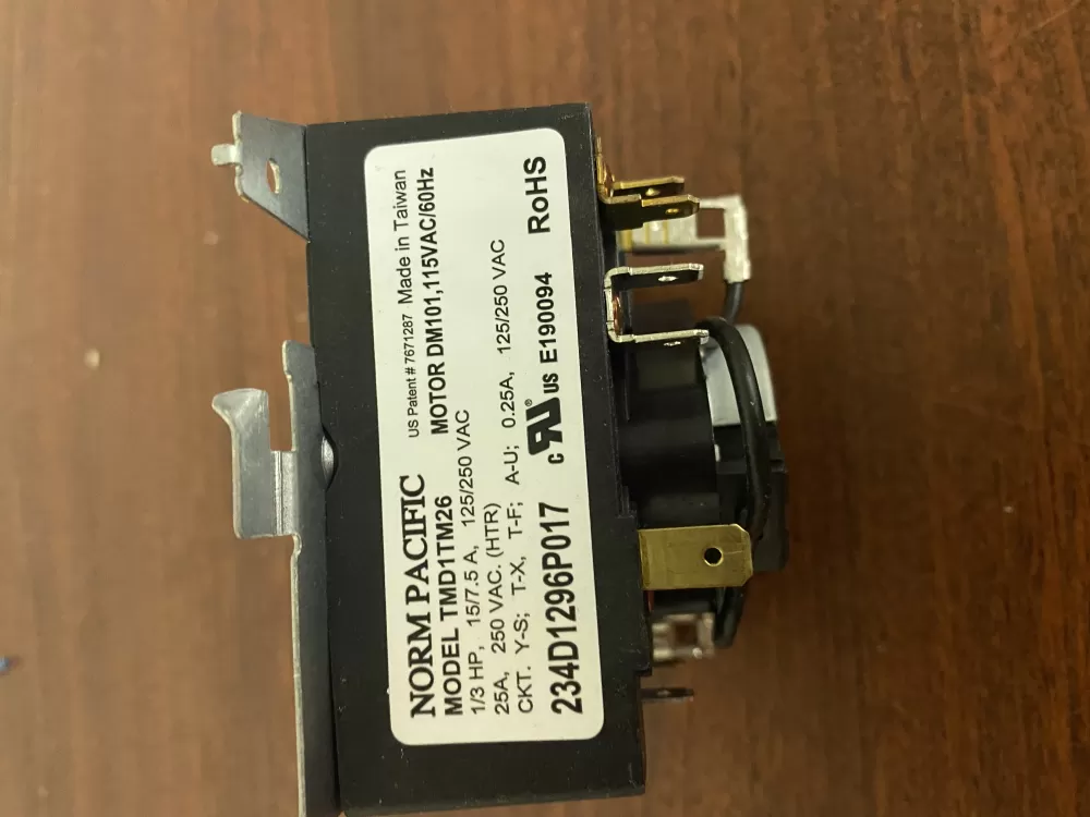 Kenmore  General Electric WE4M521 WE04X22654 PS11721520 234D1296P017 Dryer Timer