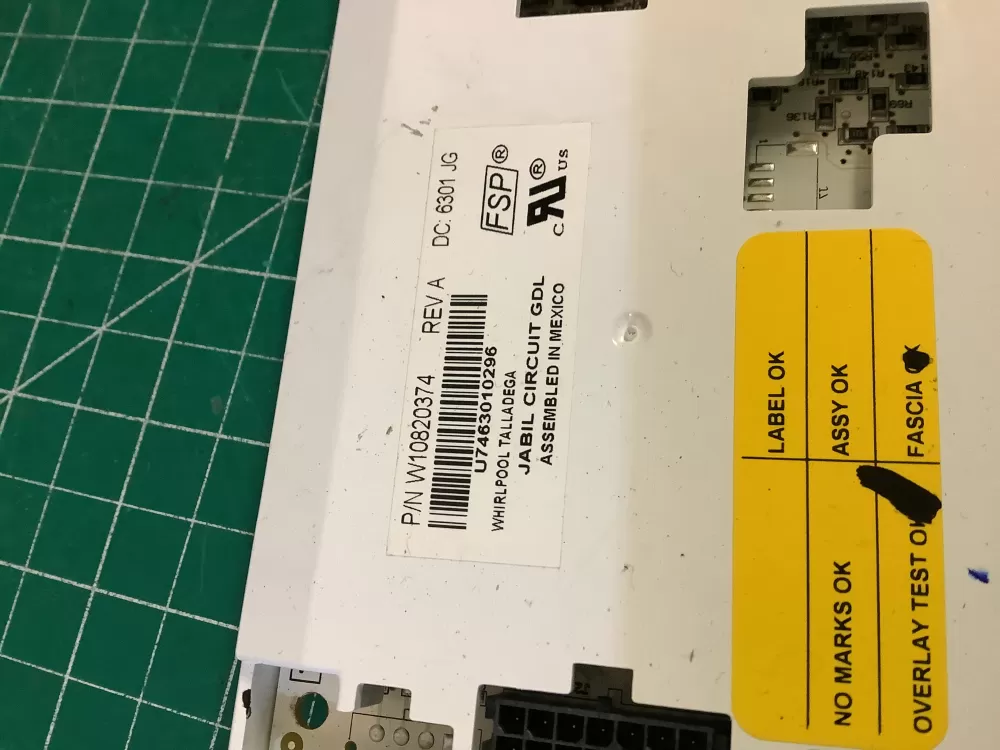 Whirlpool W10820374 W10848301 Refrigerator Control Board AZ178853 | NR2668