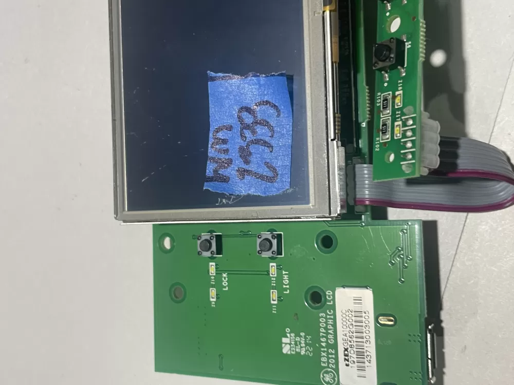 WHIRLPOOL GE 197D8562G002 GRAPHIC CARD LCD AZ130635 | Wm2333