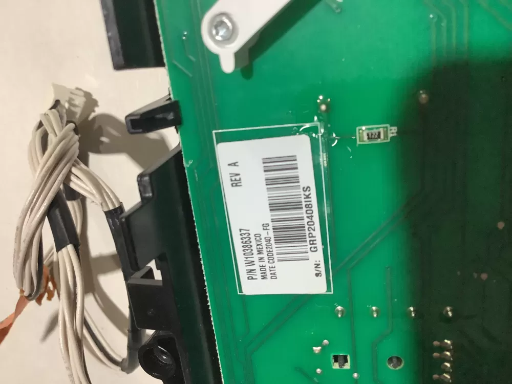 Whirlpool W10386337 Dryer Control Board User Interface AZ145984 | ZC2446
