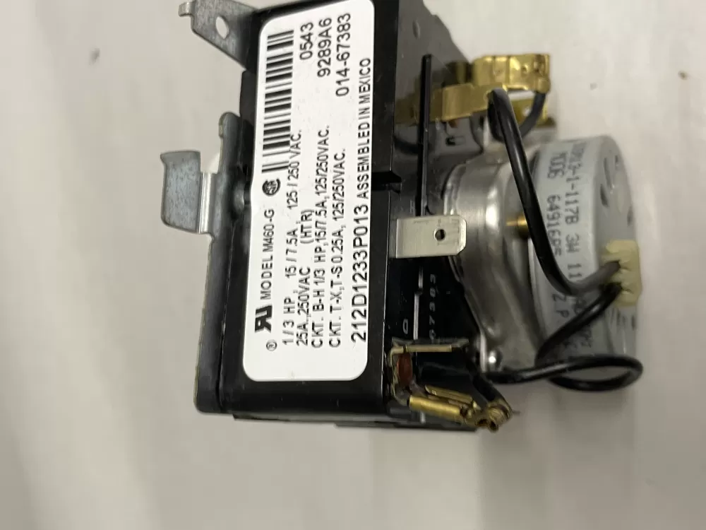 GE 212D1233P013 WE4M365 Dryer Timer AZ209533 | Wm2012