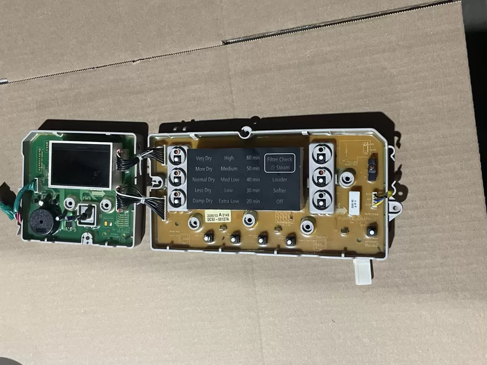 Samsung DC92-00127A Dryer Control Board