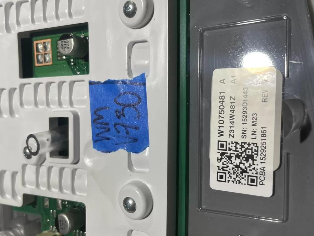 Whirlpool W10433090 W10750481 W10814583 Washer Control Panel AZ138407 | Wmv730