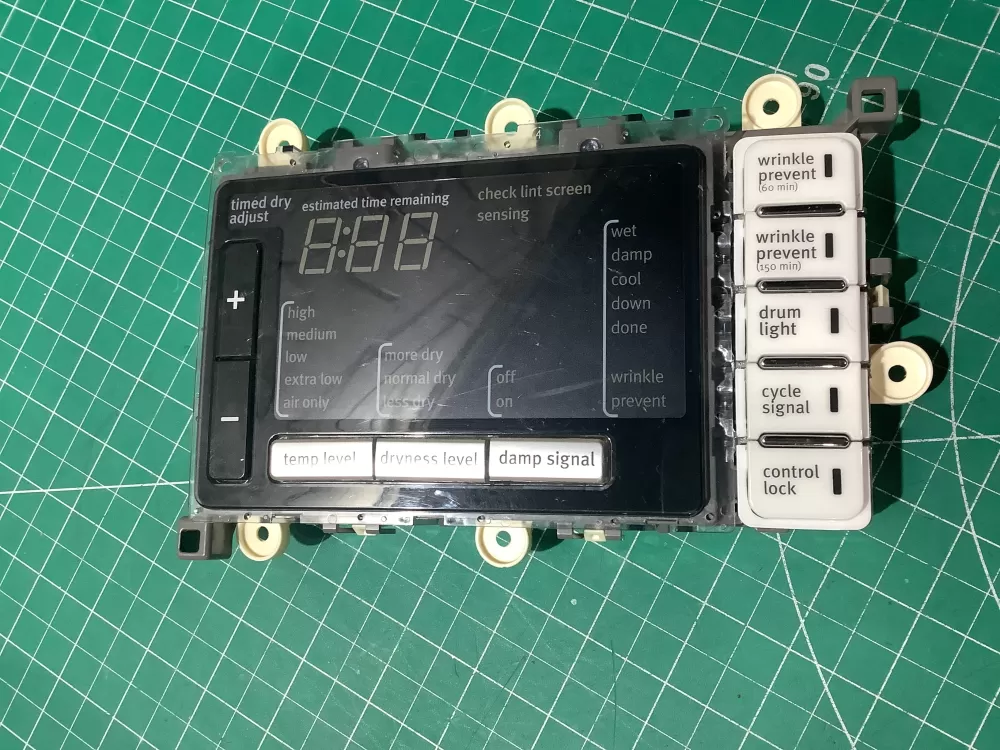 Whirlpool W10389292 Dryer User Interface Display Control Board
