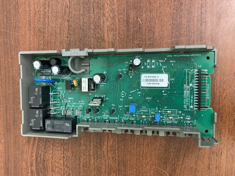 Whirlpool  KitchenAid  Kenmore  Jenn-Air AP6018709 W10056352 W10083123 W10083168 W10110248 W10154151 W10158345 W10193578 W10193580 W10285178 WPW10285178 PS11752011 Dishwasher Control Board
