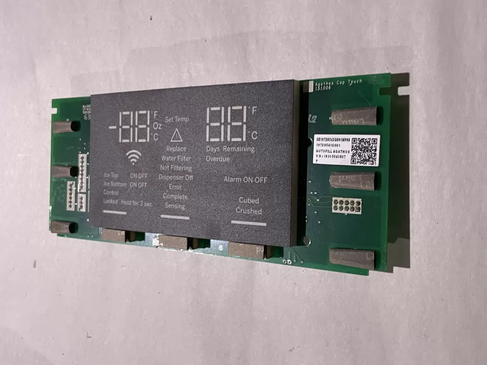 GE 197D8543G001 Refrigerator Control Board Dispenser