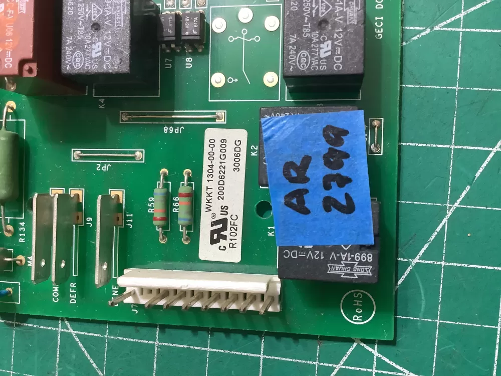 GE 200D6221G009 EBX1110P003 Refrigerator Control Board AZ215065 | AR2799