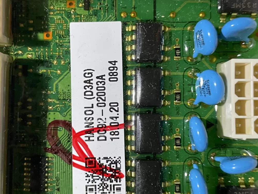 Samsung DC92 02003A Washer Control Board AZ142779 | Wmv755
