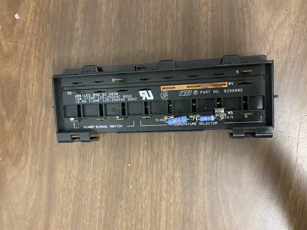 Whirlpool 8299990 Dryer Control Board Push Button Switch AZ29778 | BK336