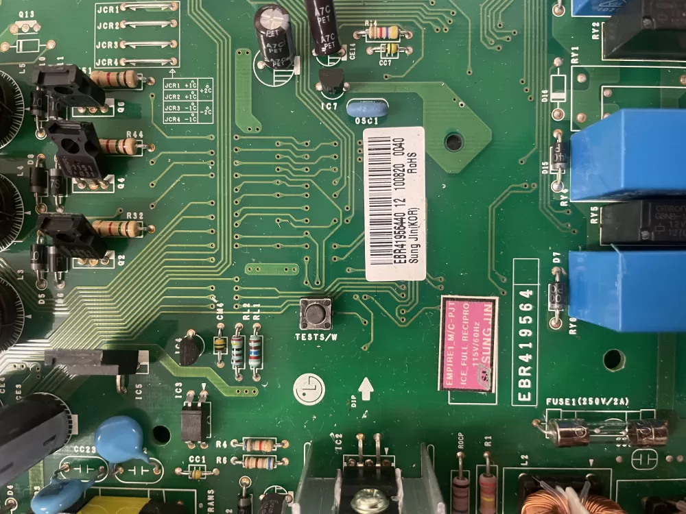 LG EBR41956435 EBR41956440 PS3533852 Refrigerator Control Board AZ52246 | KM1901