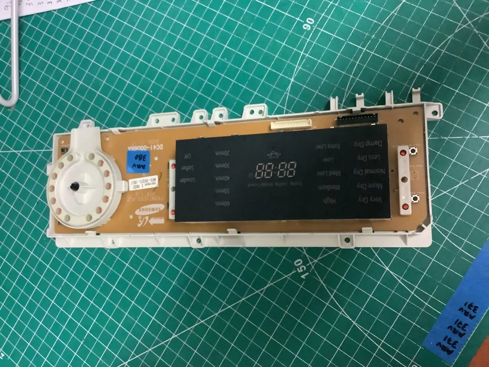 Samsung MFS-DV318A-S0 DC41-00066A Dryer UI Control Board AZ206525 | ARV380