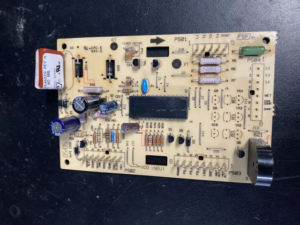 Whirlpool  Kenmore WPW10116565 3976594 3976617 3976617R 3976632 3978922 3978949 3978954 3978954R 8545904 8546229 8546229R Dryer Electronic Control Board