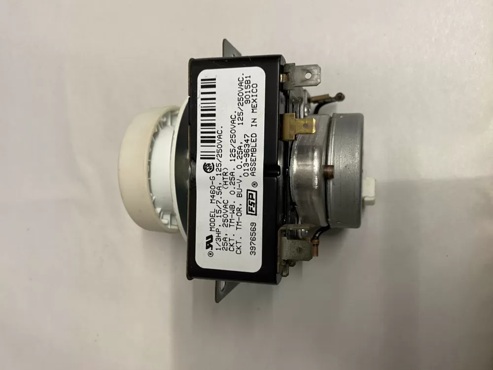 Whirlpool 3976569A 3976569 WP3976569 AP6009020 3393934 548368 PS11742162 Dryer Timer
