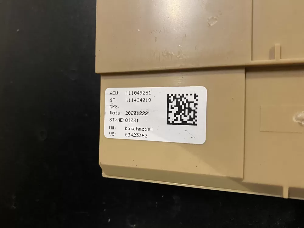Whirlpool W11049281 Dishwasher Control Board AZ26043 | BK77