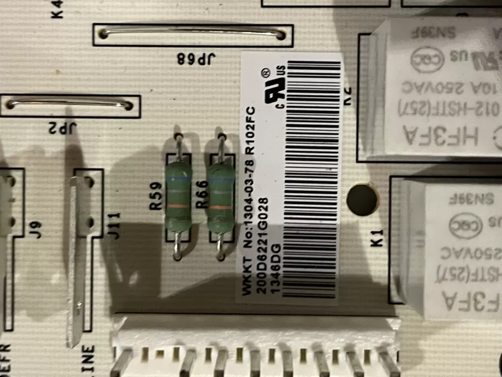 GE 200D6221G028 EBX1110P002 Refrigerator Control Board AZ31968 | Wm90
