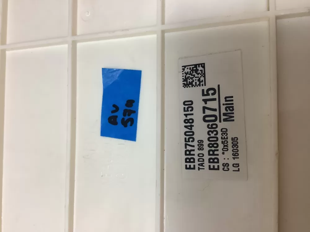 LG EBR75048150 Ebr80360715 Washer Control Board Main AZ226110 | ARV579