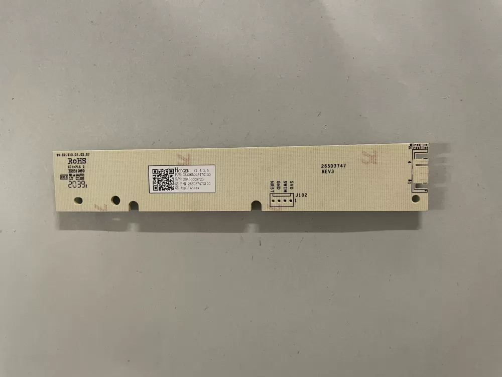 GE 265D3747G100 Dishwasher Control Board AZ143306 | KM2404