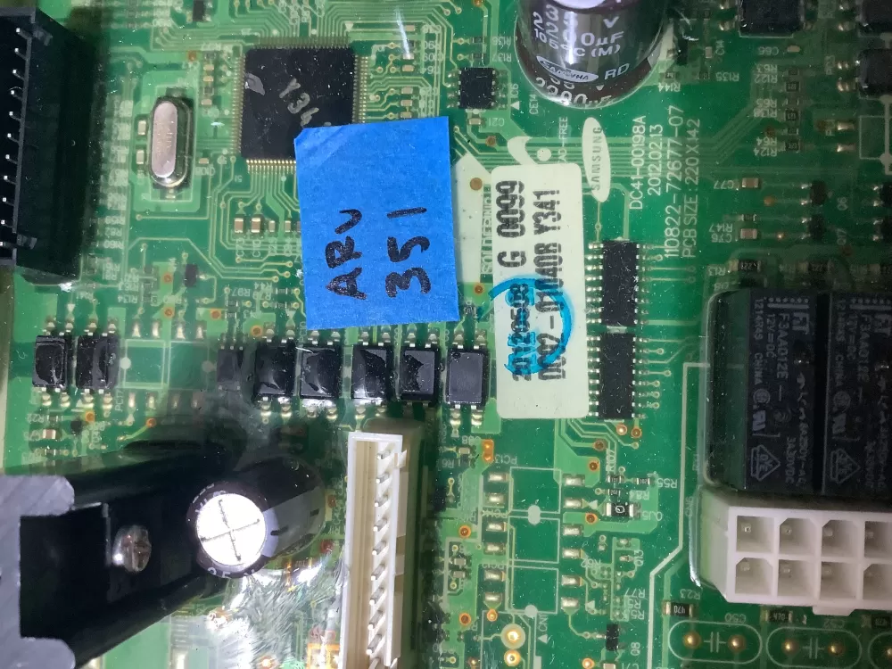 Samsung DC92-01040B Washer Control Board PCB AZ193614 | ARV351