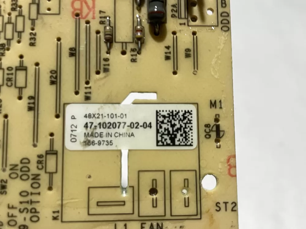 Rheem Air Handler Control Board 47-102077-02-04 156-9735 AZ110037 | Wm200