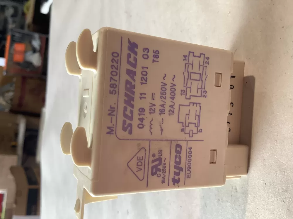 Miele 5870220 Dishwasher Heating Element Relay