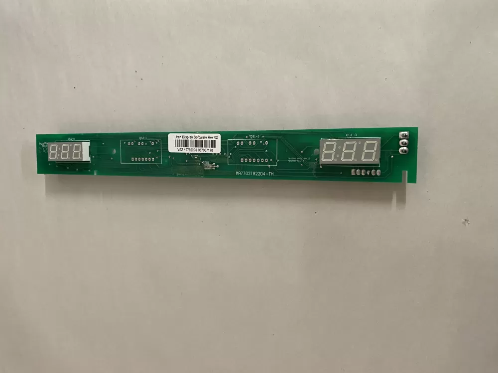 Maytag  KitchenAid  Jenn-Air  Admiral  Dacor  Kenmore WPW10207861  AP6017093  W10207861  12782203  12782203SP  12782205  12782205SP  1468995  67005397  67005400  8208269  PS11750388  MA7703782204-TH Refrigerator Control Board Temp Display