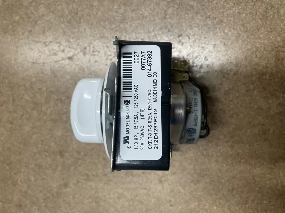 GE 212D1233P012 WE4M364 Dryer Timer