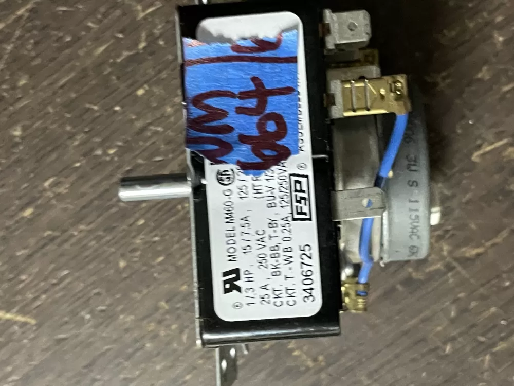 Whirlpool Maytag Amana WP3406725 3406725 AP6008573 Dryer Timer AZ46075 | Wm664