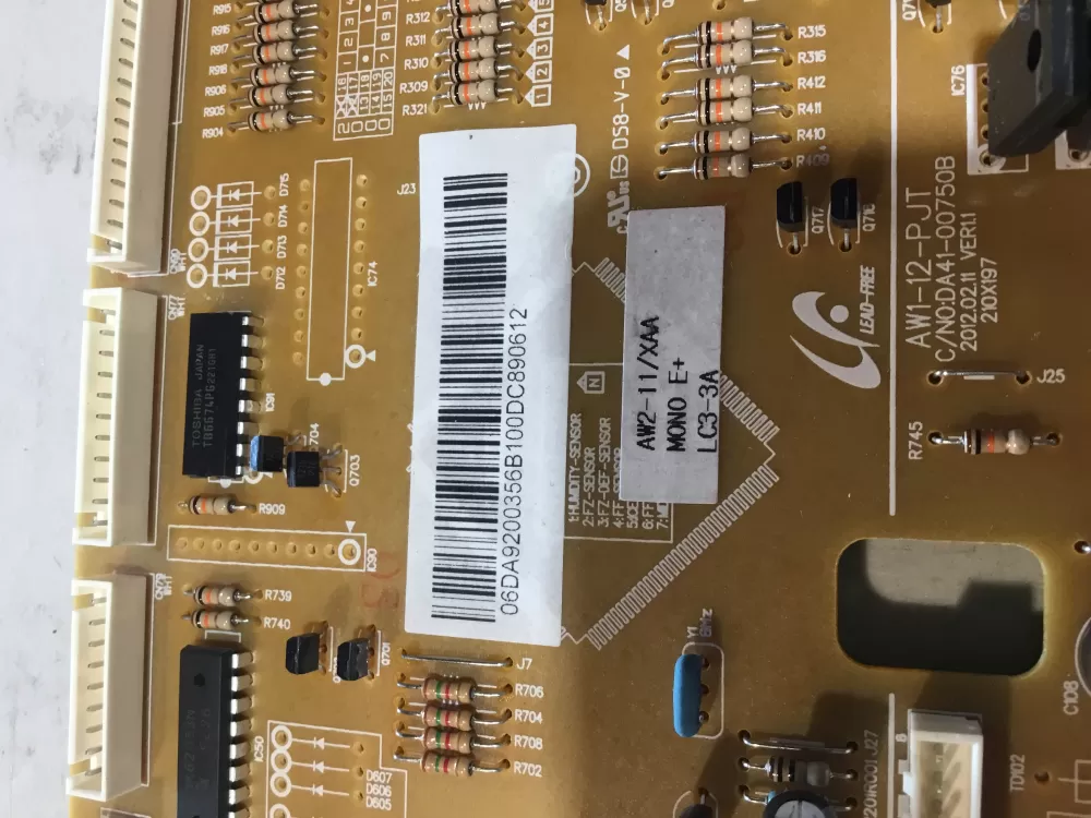 Samsung DA92 00356B Refrigerator Control Board AZ49121 | NR1800